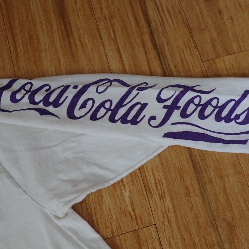 VTG Coca-Cola Foods 1990 Team Fitness Challenge Long Sleeve Tee Unisex - Picture 9 of 11
